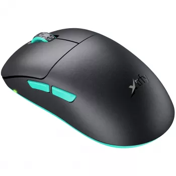 Xtrfy M8 rato gaming com fios/sem fios 400-26000 CPI Low Front ultraleve único (M8W-preto)