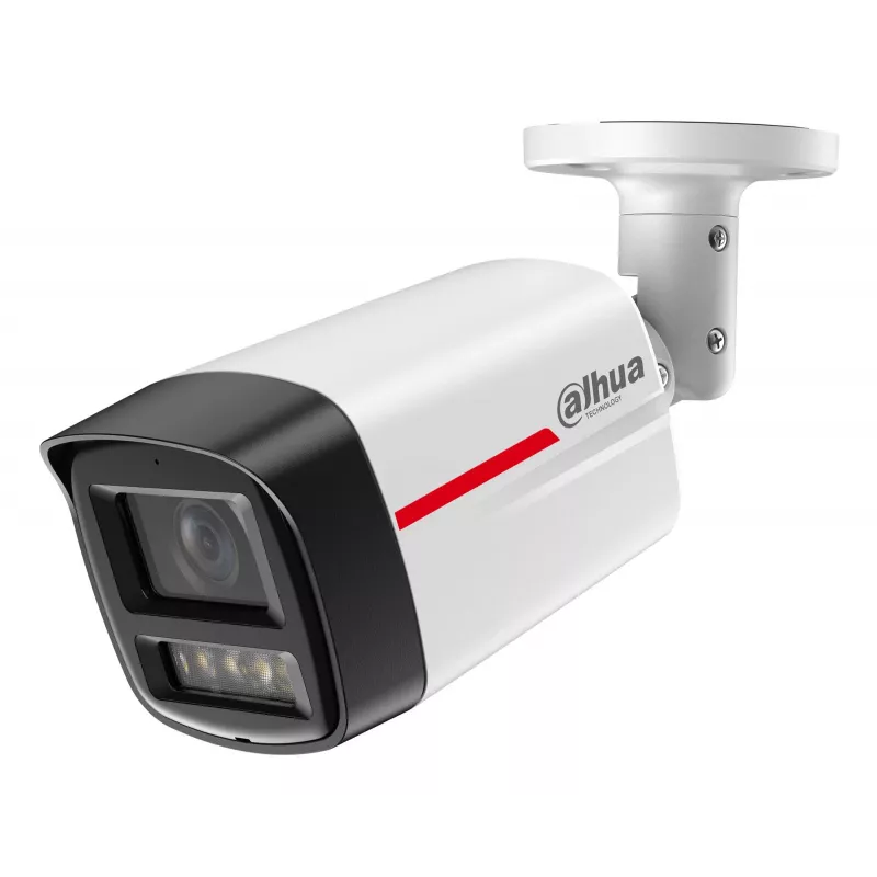 Câmara de rede Dahua 4MP Bullet HFW2449TL-S-0280B-PROS1 — 4 MP, CMOS 1/1,8 polegadas, IR 50 m, WDR, IP67, PoC/DC