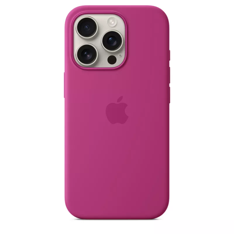 Capa de silicone para Apple iPhone 16 Pro com MagSafe