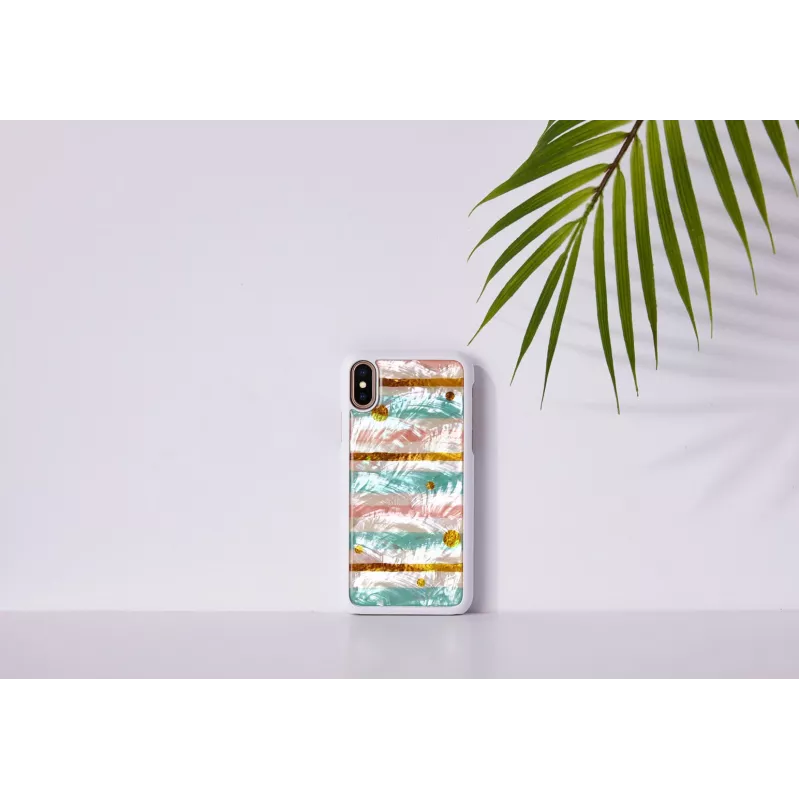 iKins Pop Mint capa para iPhone XS/X, branca