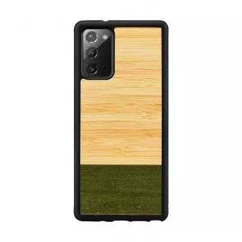 Capa protetora Man and Wood Galaxy Note 20 — Bambuswald preto