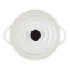 Le Creuset 71901107160100 Mini Dutch Oven, 0,25 L, branco