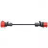 Adaptador para Gemini flex 11 kW, CEE vermelho trifásico 16A > CEE vermelho 32A (preto, 30 cm)