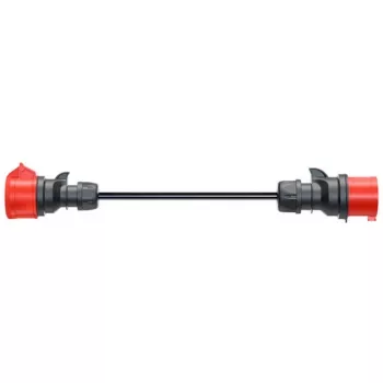 Adaptador para Gemini flex 11 kW, CEE vermelho trifásico 16A > CEE vermelho 32A (preto, 30 cm)