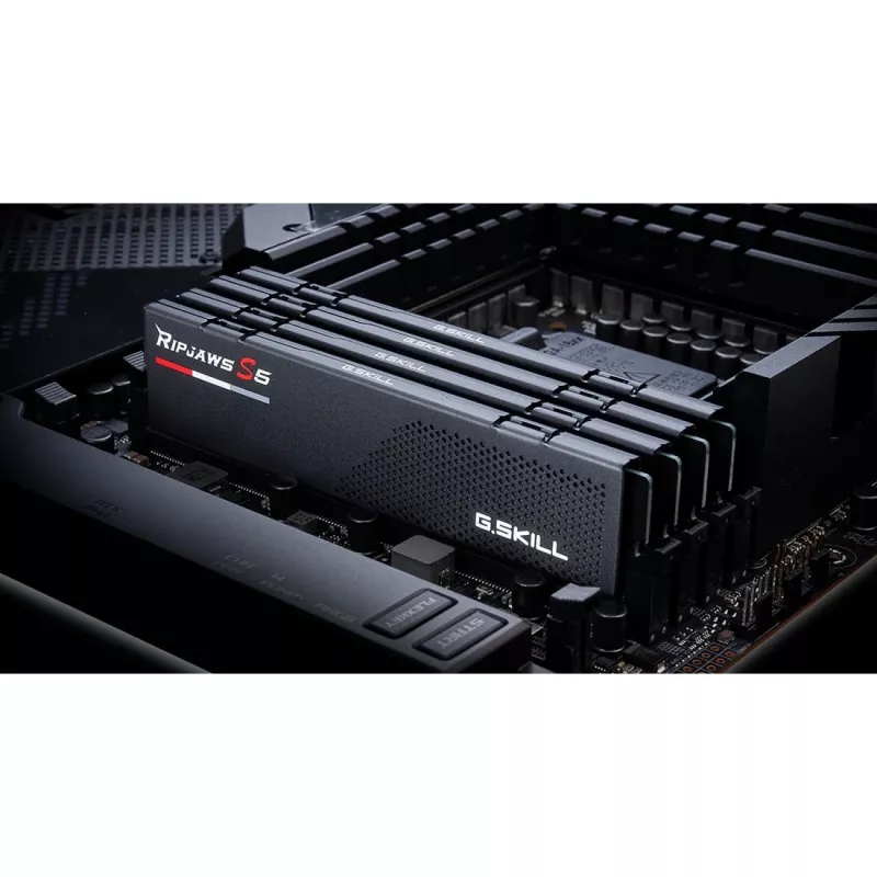 DIMM 64 GB DDR5-5600 (2x 32 GB) Dual-Kit, memória preta, F5-5600J3636D32GX2-RS5K, Ripjaws S5, INTEL XMP