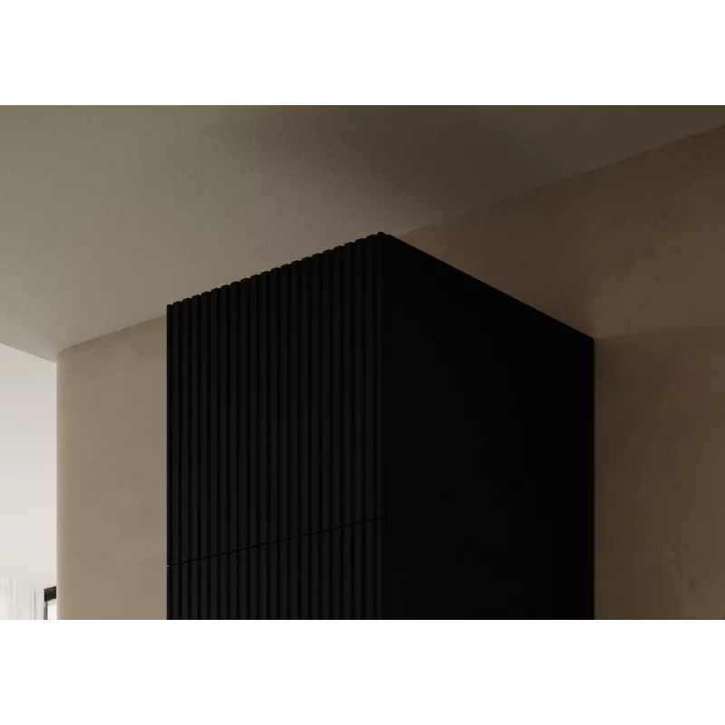 Roupeiro cama meble PAFOS 1D BASE 45×55.5×45 cm Preto mate, 1 porta