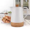 Chaleira elétrica Maestro MR-076 1,8 l 1800 W corpo em cerâmica, branco/madeira