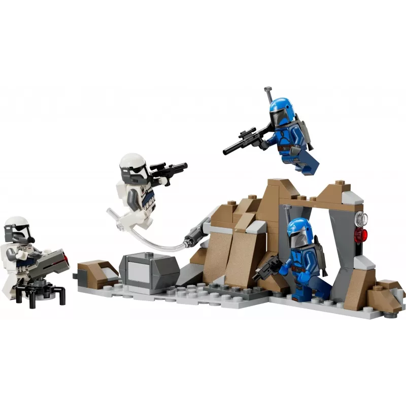 Brinquedo de construção LEGO Star Wars Ambush on Mandalore Battle Pack 75373 — 4 minifiguras, 109 peças, idade 6+