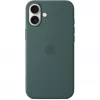 Apple iPhone 16 Plus Capa de silicone com MagSafe – Verde-mar