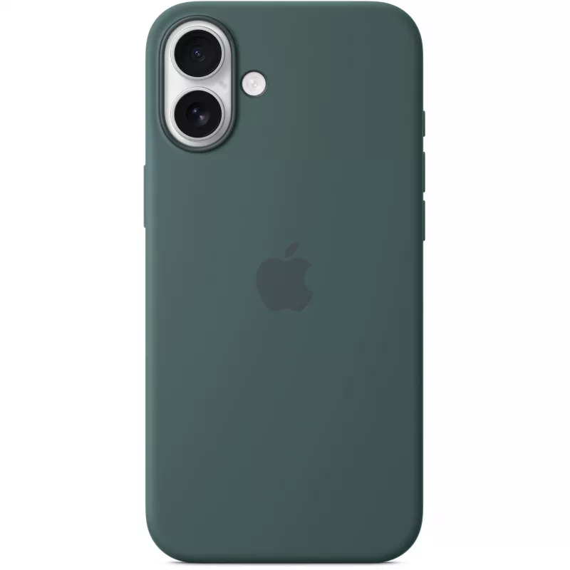 Apple iPhone 16 Plus Capa de silicone com MagSafe – Verde-mar