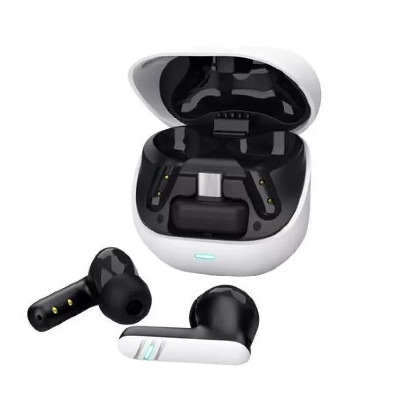 Trust GXT 409 Oxxie Auscultadores gaming sem fios - branco, True Wireless Stereo (TWS), 100 - 10000 Hz, gaming, 44 g, headset, branco