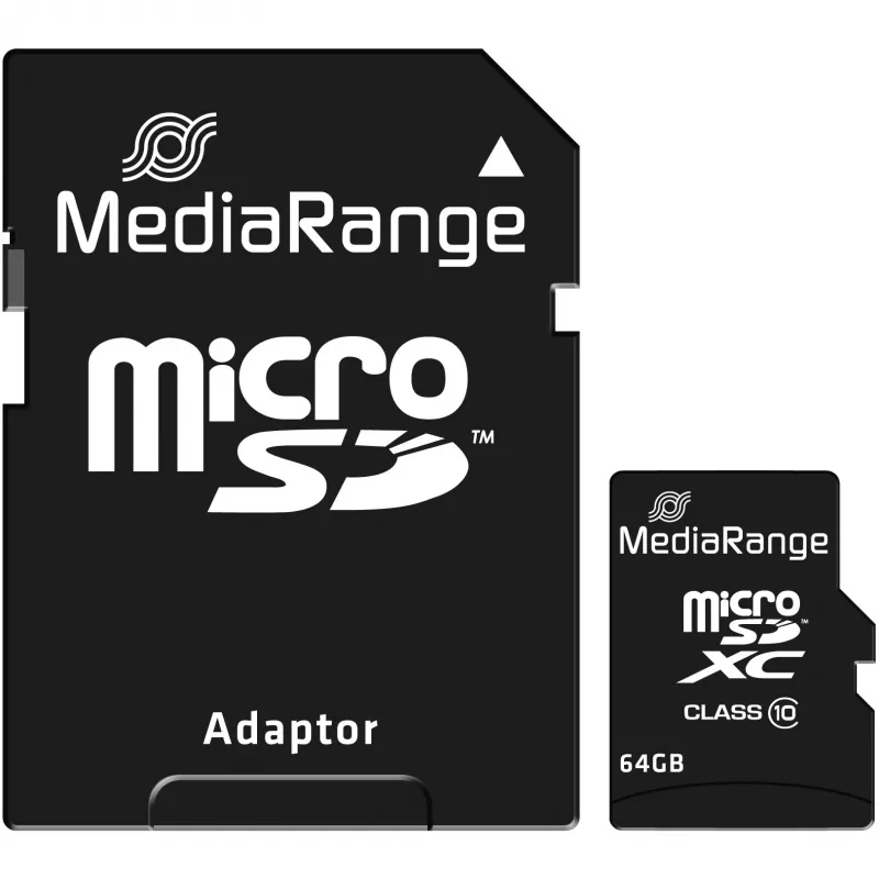 Cartão de memória MediaRange 64GB MicroSDXC Class 10 MR955