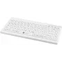 Teclado médico com fio GETT TKG-088-GCQ-IP68-WHITE-USB 2.0, design selado IP68, branco
