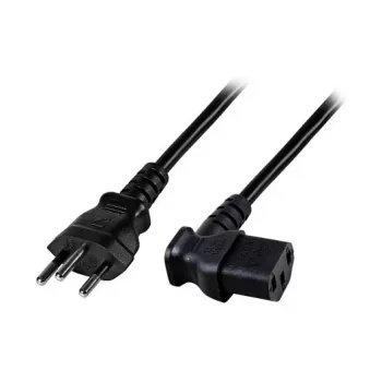 Cabo de alimentação EFB-Elektronik tipo suíço 12 - C13 90°, preto, 1,8 m, 3 x 0,75 mm² Fabricante: EFB Elektronik (EK483.1,8V2)