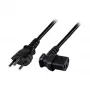 Cabo de alimentação EFB-Elektronik tipo suíço 12 - C13 90°, preto, 1,8 m, 3 x 0,75 mm² Fabricante: EFB Elektronik (EK483.1,8V2)