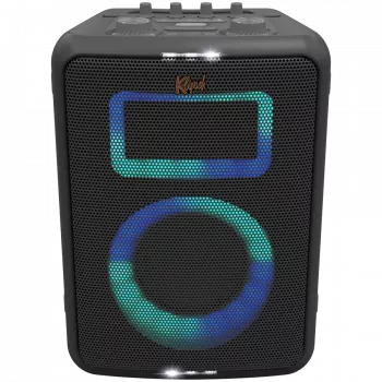 Altifalante de festa KLIPSCH Vegas — com fios e sem fios, woofer 13,3 cm, 49–20000 Hz, 95 dB, alimentado por bateria, preto