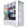 Caixa de PC Montech X5 Midi Tower branco ATX 3 ventoinhas de 140mm