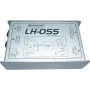 DI box passiva Omnitronic LH-055 1 canal — direct box passiva para utilização com instrumentos/linha, 1 entrada, saída XLR simétrica