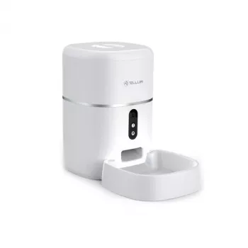 Comedouro automático Tellur TLL331461 com câmara UltraHD, 4 l, branco