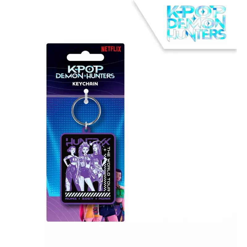 Porta-chaves PVC K-POP Demon Hunters Huntrix