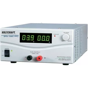 Voltcraft fonte de alimentação de laboratório, ajustável SPS 1560 PFC 1 - 15 V/DC 60 - 6 A 900 W 2 x controlo remoto (SPS-9600)