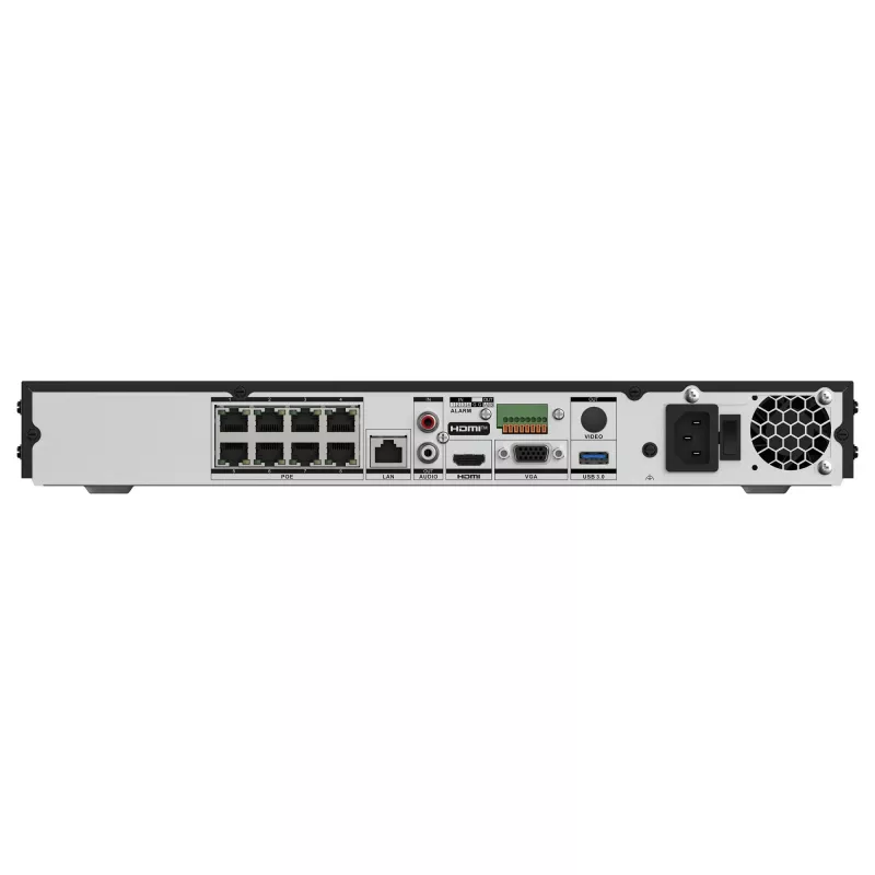 Gravador de vídeo em rede Hikvision DS-7608NXI-I2/8P/VPRO 8 canais 4K
