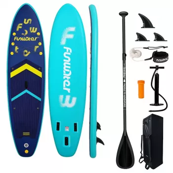 FunWater paddleboard SUP para natação SUPFW71A (azul-escuro)