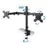 Esperanza ERW018 suporte de secretária para dois monitores 10-27'' até 8 kg