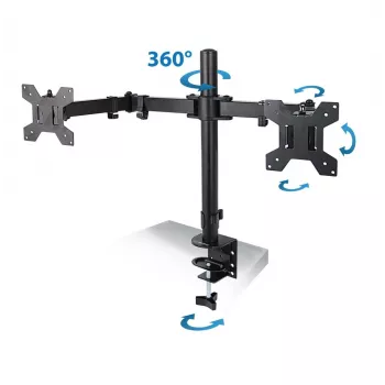 Esperanza ERW018 suporte de secretária para dois monitores 10-27'' até 8 kg