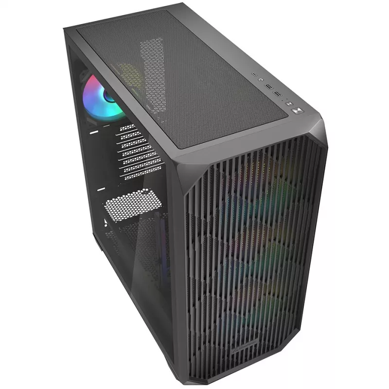 Sharkoon AK3 RGB Midi Tower preto