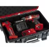 Einhell 4540019 E-Case S-F mala de sistema com espuma em grelha, resistente a salpicos, polipropileno, capacidade de carga 25 kg, preta/vermelha