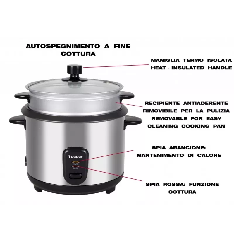 Alisador a vapor vertical Beper P101VAP001 2200W com função de vapor