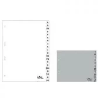 Índice alfabético Durable 652010