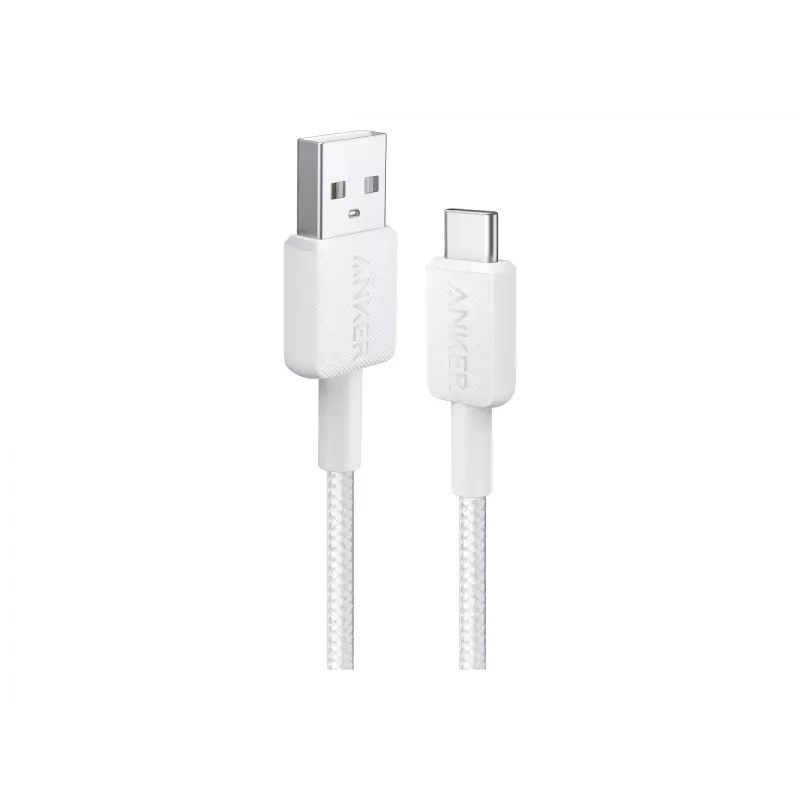 Cabo USB-A para USB-C Anker A81H5G21 — 0,9 m, branco
