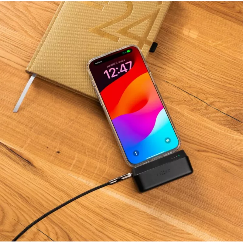 Powerbank portátil FIXED FIXZEN-5PL-BK, 5000 mAh, USB-C 20W (5V/3A, 9V/2.22A, 12V/1.67A)