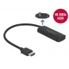 Adaptador ficha HDMI-A para conector fêmea USB Type-C DeLOCK 63251