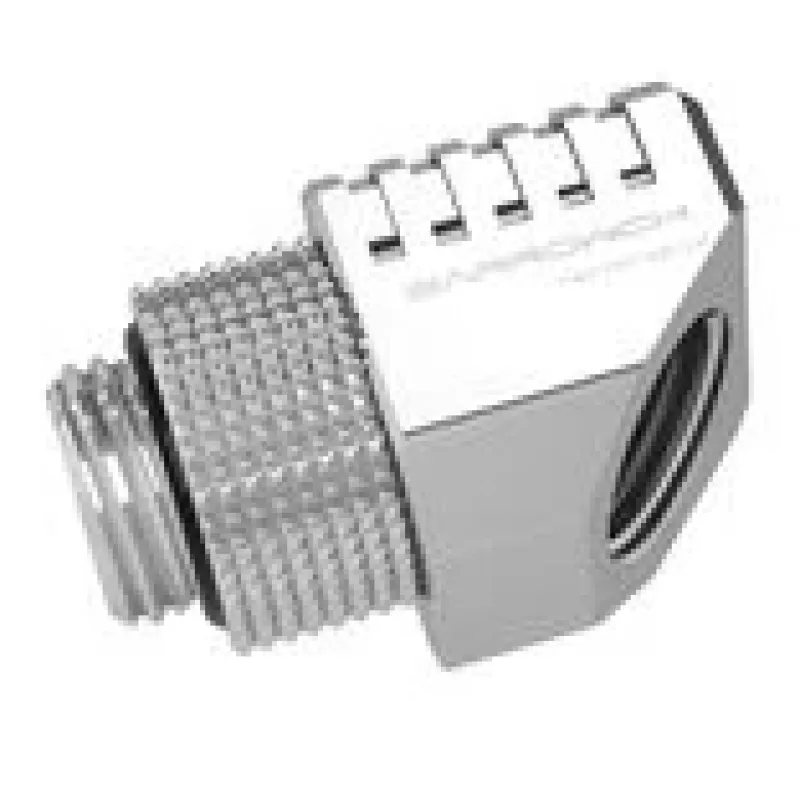 Adaptador Barrow 45° G1/4 fêmea para fêmea (FBFTWT45-V2 S) prateado