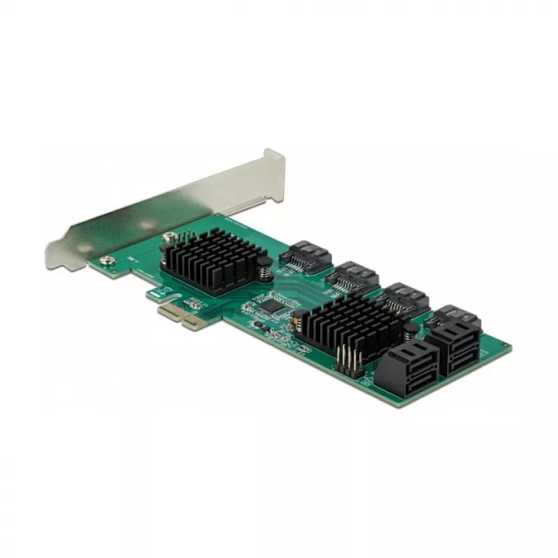 Placa DeLOCK 8 portas SATA PCI Express x1 formato Low-Profile