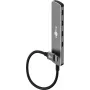 Goobay hub USB slim de 4 portas USB-C para 5 Gbit/s - -conector macho USB 3.2> 4x (79160)