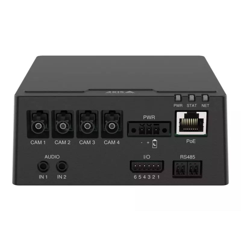Unidade base AXIS F9114-R Mk II — Ethernet com fios para interiores, 10/100/1000 Mbit/s, 10–48 V, 12,7 W típ.