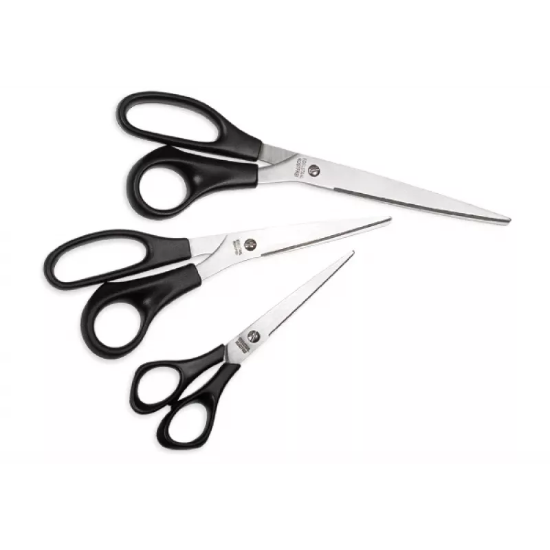 Tesoura Forpus FO60601 tesoura de escritório corte reto preto