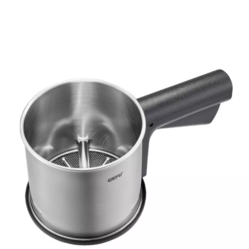 Passador de cozinha GEFU SIVA, plástico e aço inoxidável, redondo, diâmetro 10,5 cm
