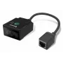 Leitor de códigos de barras fixo Newland FM431 Barracuda Pro 1D/2D CMOS com fios preto