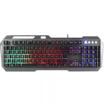 Teclado gaming Speedlink LUNERA. Metal Rainbow. Preto retail