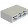 Switch VGA DeLock 4 portas manual bidirecional - comutador de ecrã - 4 x VGA - Desktop (87635)