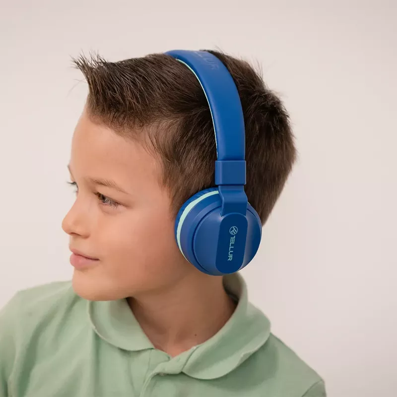 Auscultadores Tellur Buddy Bluetooth over-ear azul