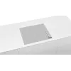 Placa elétrica de irradiação Bosch PKE612CA2E, 6600 W, 4 zonas de cozedura, branco
