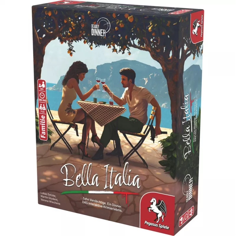 Deadly Dinner - Bella Italia, jogo de tabuleiro