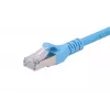 Cabo de rede Extralink LAN cabo de patch Cat.6A RJ-45 Cat6a 0,5 m azul