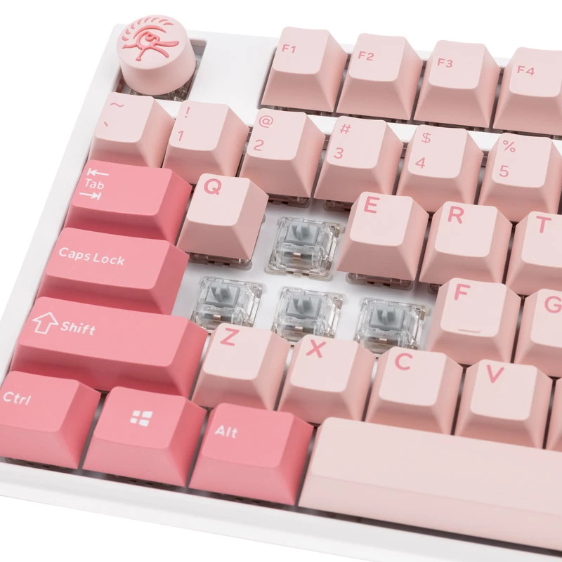 Teclado Ducky One 3 TKL Gaming USB QWERTY Inglês Rosa